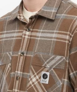 Polar Skate Co. Flannel Shirt 9 Polar Skate Co. Flannel Shirt -Outlet Sweaters Store 18 03 2022 JA POL FLANNELSHIRT BRN 10 1