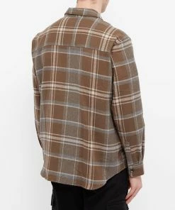 Polar Skate Co. Flannel Shirt 7 Polar Skate Co. Flannel Shirt -Outlet Sweaters Store 18 03 2022 JA POL FLANNELSHIRT BRN 8 1