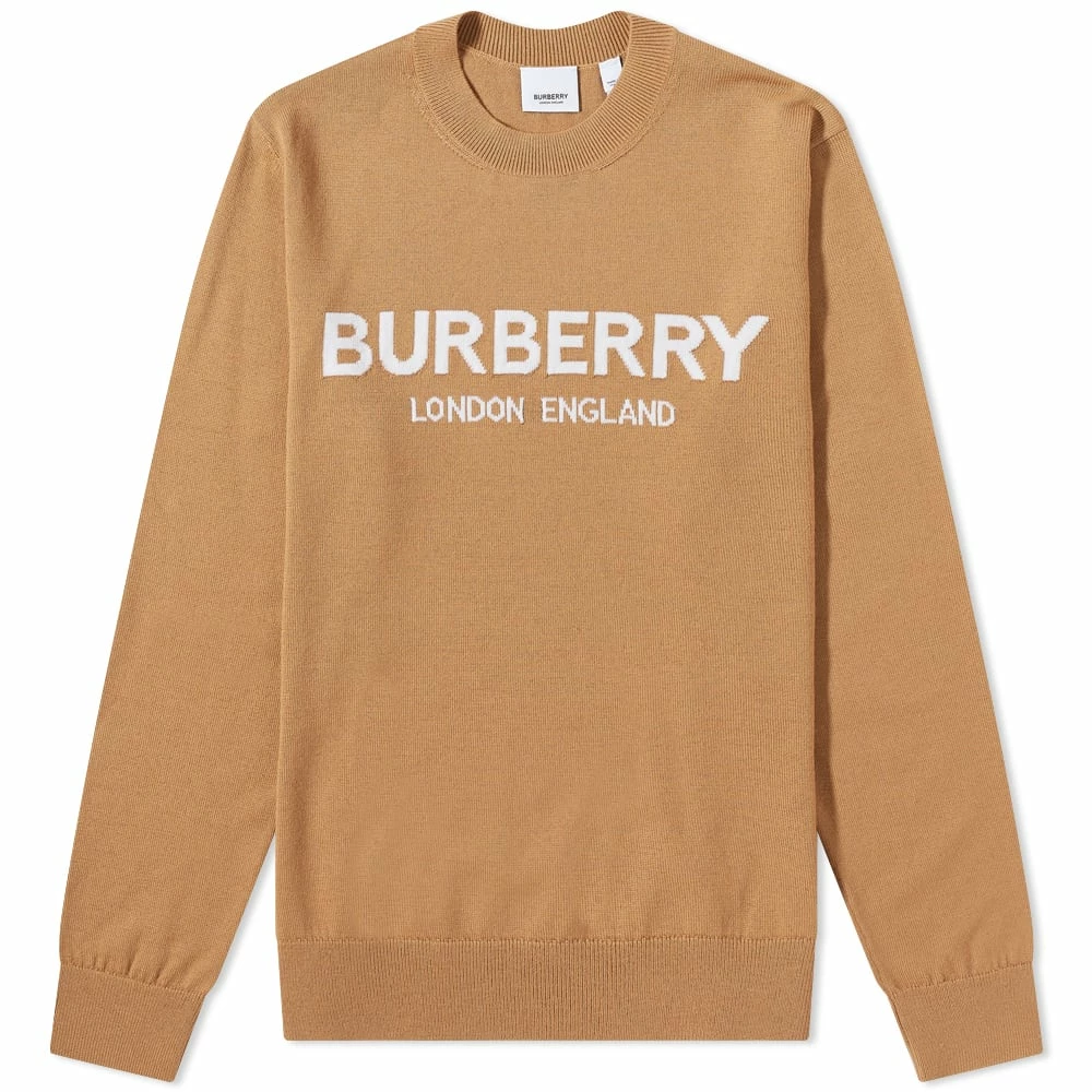 Burberry Fennel Logo Intarsia Knit 1 Burberry Fennel Logo Intarsia Knit
