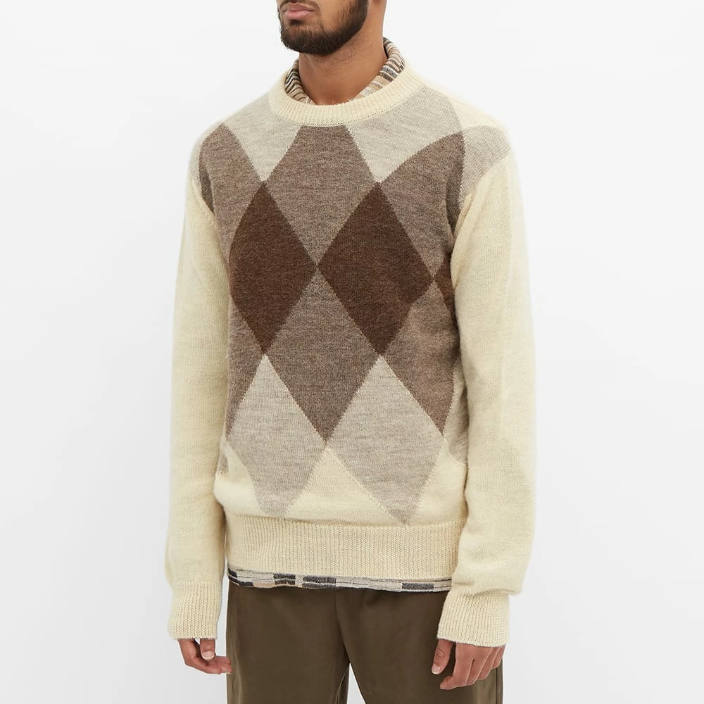 Kestin Hare Kestin Tarbert Argyle Crew Knit 4 Kestin Hare Kestin Tarbert Argyle Crew Knit - Image 4