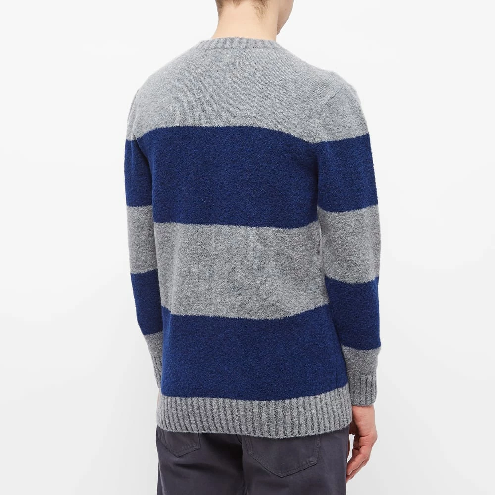 Country Of Origin Eskimo Fleece Stripe Crew Knit 3 Country Of Origin Eskimo Fleece Stripe Crew Knit - Image 3