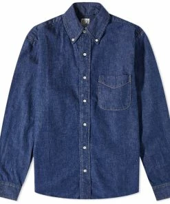 OrSlow Button Down Denim Shirt