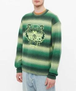 Kenzo Neon Tiger Crew Knit 7 Kenzo Neon Tiger Crew Knit -Outlet Sweaters Store 19 10 2021 ML FB65PU5303XB 51 7 1