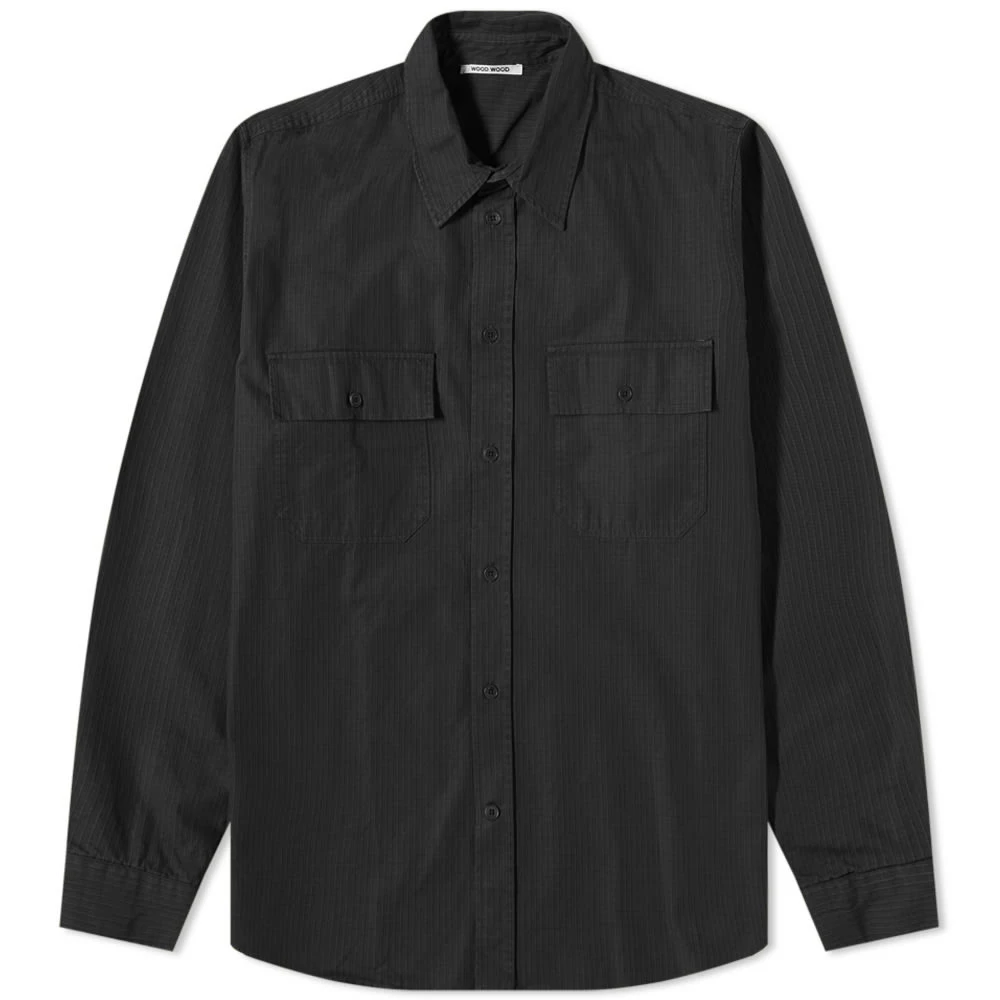 Wood Wood Avenir Nylon Overshirt