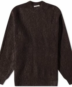 Auralee Brushed Mohair Crew Knit