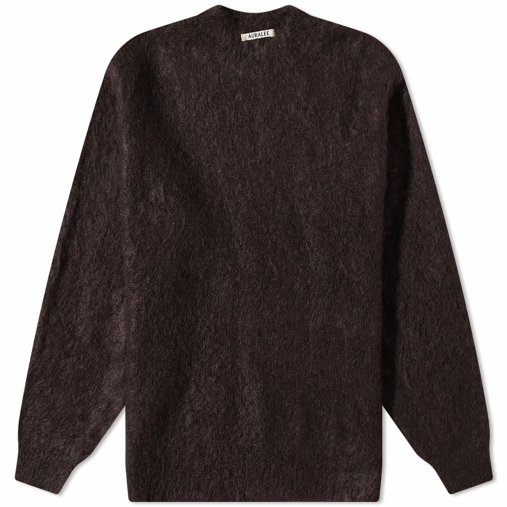 Auralee Brushed Mohair Crew Knit 1 Auralee Brushed Mohair Crew Knit