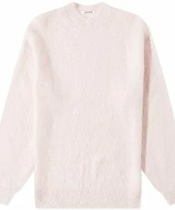 Auralee Brushed Mohair Crew Knit