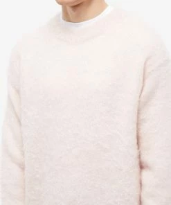 Auralee Brushed Mohair Crew Knit 9 Auralee Brushed Mohair Crew Knit -Outlet Sweaters Store 19 10 2022 ml a22ap01km lpk 10