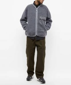 And Wander Wool Fleece Cardigan -Outlet Sweaters Store 19 11 2022 LL 5742281349 020 m4 1