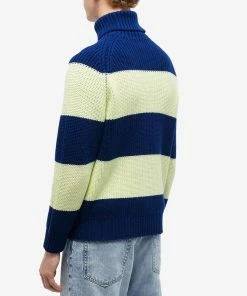 Sunnei Broad Stripe Roll Neck Knit 7 Sunnei Broad Stripe Roll Neck Knit -Outlet Sweaters Store 19 11 2022 SI CRTWMKNW002 YLW 8 1