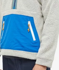 F/CE. Recycled Wool Boa Fleece Popover -Outlet Sweaters Store 19 12 2022 FW FSU14222U0001 WHT 10 1