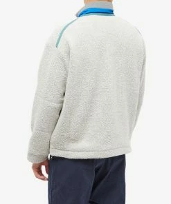 F/CE. Recycled Wool Boa Fleece Popover -Outlet Sweaters Store 19 12 2022 FW FSU14222U0001 WHT 8 1