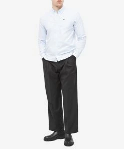 Maison Kitsune Maison Kitsuné Tricolor Fox Patch Classic Shirt -Outlet Sweaters Store 19 12 2022 ML FM00400WC2010 P410 m9 1