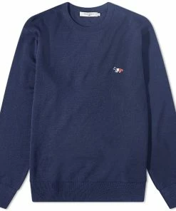 Maison Kitsune Maison Kitsuné Tricolor Fox Patch Classic Knit