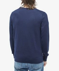 Maison Kitsune Maison Kitsuné Tricolor Fox Patch Classic Knit -Outlet Sweaters Store 19 12 2022 MN FU00502KT1036 P480 8 1