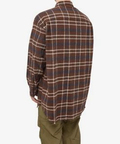 Undercover Check Overshirt -Outlet Sweaters Store 19 12 2022 UB UC2B4406 1 BRCK 8 1
