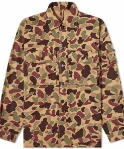 The Real McCoys Beo Gam Camouflage Shirt