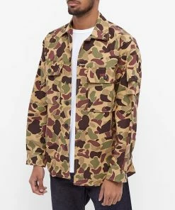 The Real McCoys Beo Gam Camouflage Shirt 11 The Real McCoys Beo Gam Camouflage Shirt -Outlet Sweaters Store 20 08 2021 ML MJ21013 041 7 1