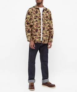 The Real McCoys Beo Gam Camouflage Shirt 13 The Real McCoys Beo Gam Camouflage Shirt -Outlet Sweaters Store 20 08 2021 ML MJ21013 041 m9 1