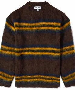 Kenzo Striped Alpaca Knit Jumper