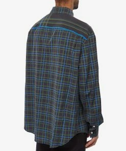 Loewe Chest Pocket Check Shirt -Outlet Sweaters Store 20 09 2022 ja h526y05w84 1501 8