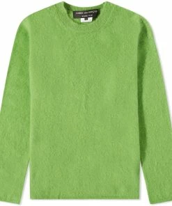 Comme Des Garçons Homme Plus Brushed Mohair Crew Knit