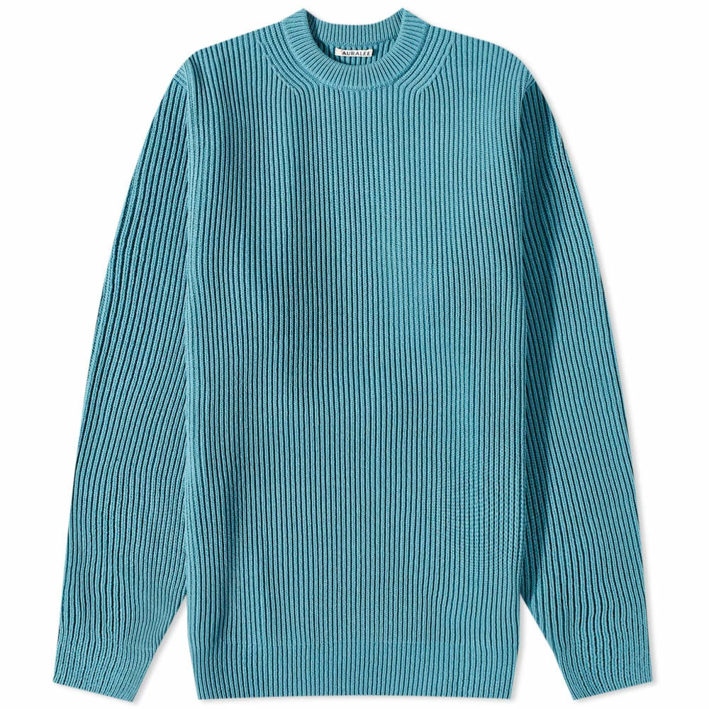 Auralee Rib Crew Knit 1 Auralee Rib Crew Knit