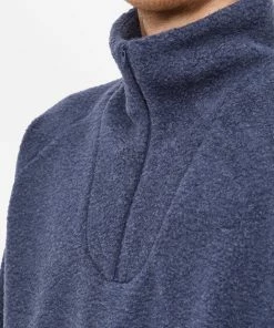 Beams Plus Half Zip Popover Fleece Jacket -Outlet Sweaters Store 20 10 2022 ns 3813 0104 156 79 10