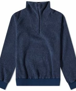 Beams Plus Half Zip Popover Fleece Jacket