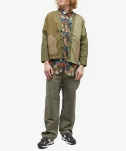 FDMTL Boro Patchwork Cardigan -Outlet Sweaters Store 20 11 2022 NS TP31B KHK m9 1