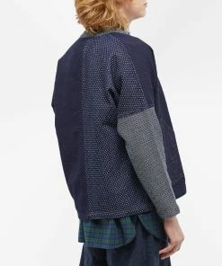 FDMTL Boro Patchwork Cardigan -Outlet Sweaters Store 20 11 2022 NS TP31R IND 8 1