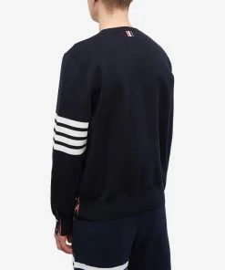 Thom Browne Milano Four Bar Stripe Crew Knit 7 Thom Browne Milano Four Bar Stripe Crew Knit -Outlet Sweaters Store 20 12 2022 TN TB MKA202A 00219 415 8 1