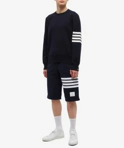 Thom Browne Milano Four Bar Stripe Crew Knit 8 Thom Browne Milano Four Bar Stripe Crew Knit -Outlet Sweaters Store 20 12 2022 TN TB MKA202A 00219 415 m9 1