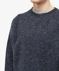 YMC Suedehead Crew Knit -Outlet Sweaters Store 20 12 2022 YB P8TMA 01 10 1