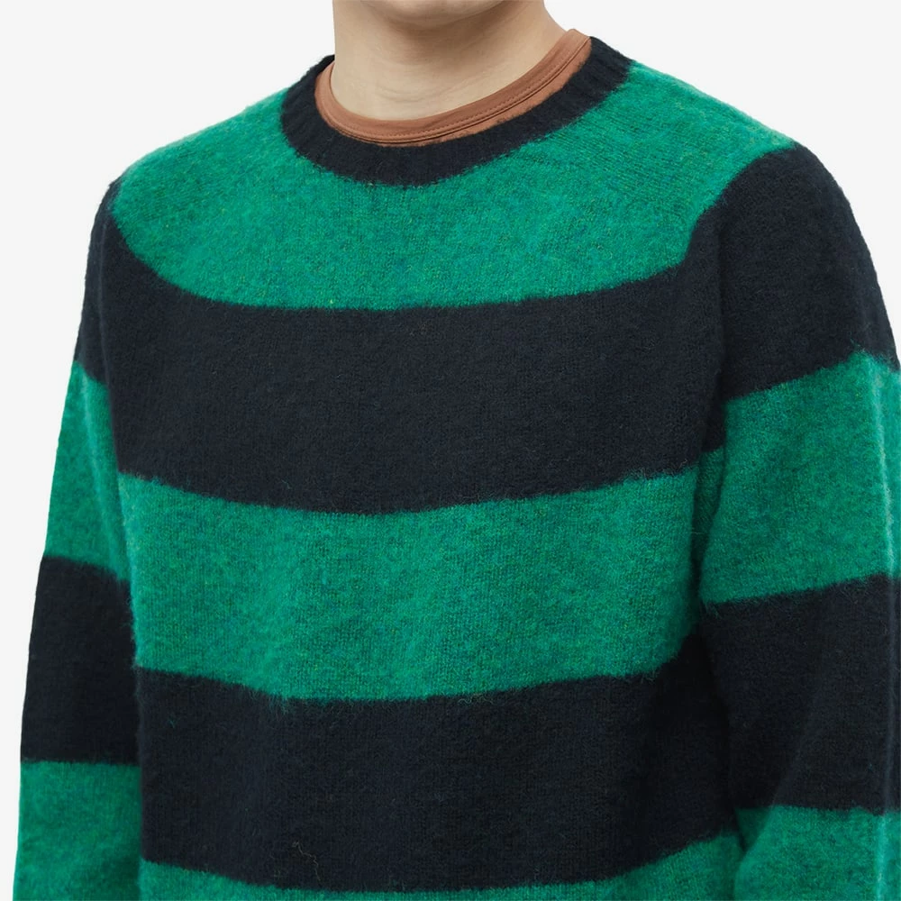 YMC Suedehead Stripe Crew Knit 5 YMC Suedehead Stripe Crew Knit - Image 5