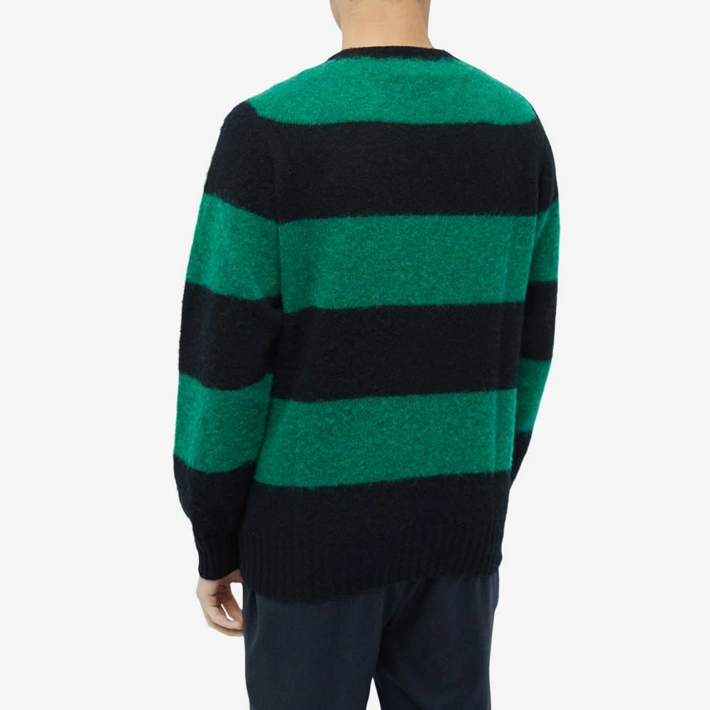 YMC Suedehead Stripe Crew Knit 3 YMC Suedehead Stripe Crew Knit - Image 3