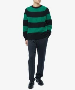 YMC Suedehead Stripe Crew Knit 8 YMC Suedehead Stripe Crew Knit -Outlet Sweaters Store 20 12 2022 YB P8TMC 01 m9 1