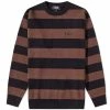 Tired Skateboards Jolt Striped Crew Knit