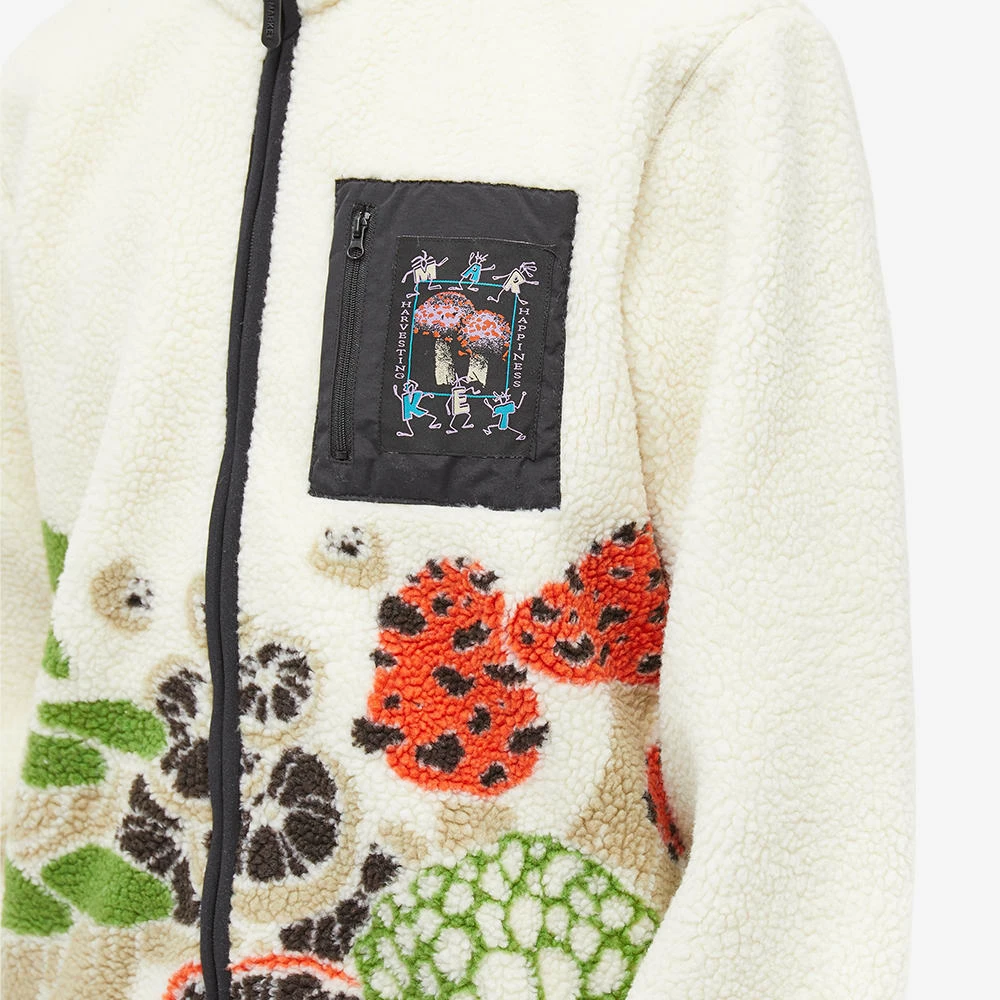 MARKET Mycology Sherpa Fleece Jacket 5 MARKET Mycology Sherpa Fleece Jacket - Image 5