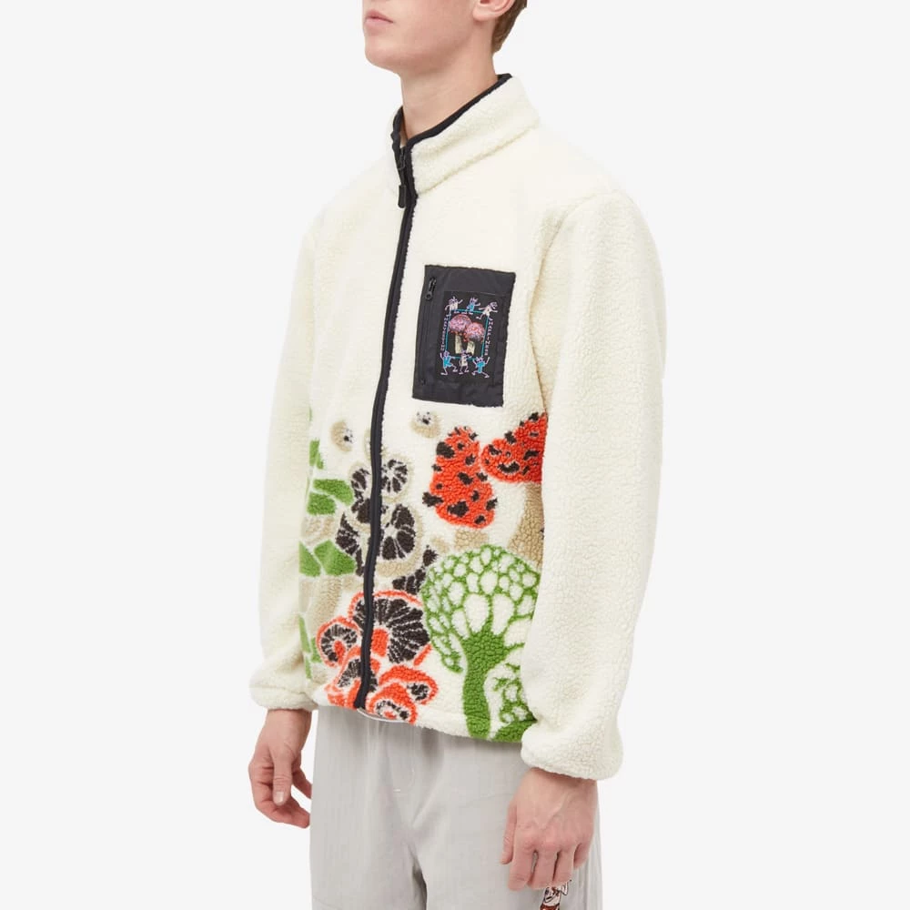 MARKET Mycology Sherpa Fleece Jacket 2 MARKET Mycology Sherpa Fleece Jacket - Image 2