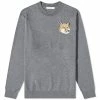 Maison Kitsune Mini Fox Head Intarsia Comfort Knit