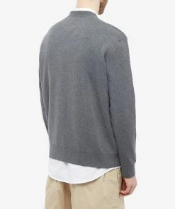 Maison Kitsune Mini Fox Head Intarsia Comfort Knit -Outlet Sweaters Store 21 02 23 LS KM00505KT1078 H170 8 1