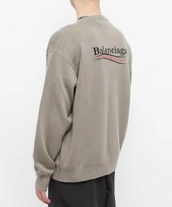 Balenciaga Logo Crew Knit -Outlet Sweaters Store 21 04 2022 LL 695827 T3238 5963 3 1