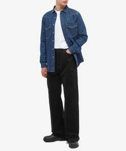 Valentino Denim Shirt 8 Valentino Denim Shirt -Outlet Sweaters Store 21 07 2022 SI 1V3DB01S8L2 558 m5 1