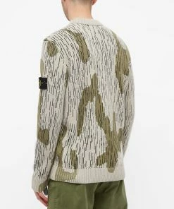 Stone Island Rain Camo Crew Knit -Outlet Sweaters Store 21 09 2021 SI 7515575D5 V0091 8 1