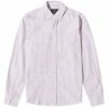 Beams Plus Button Down Candy Stripe Shirt
