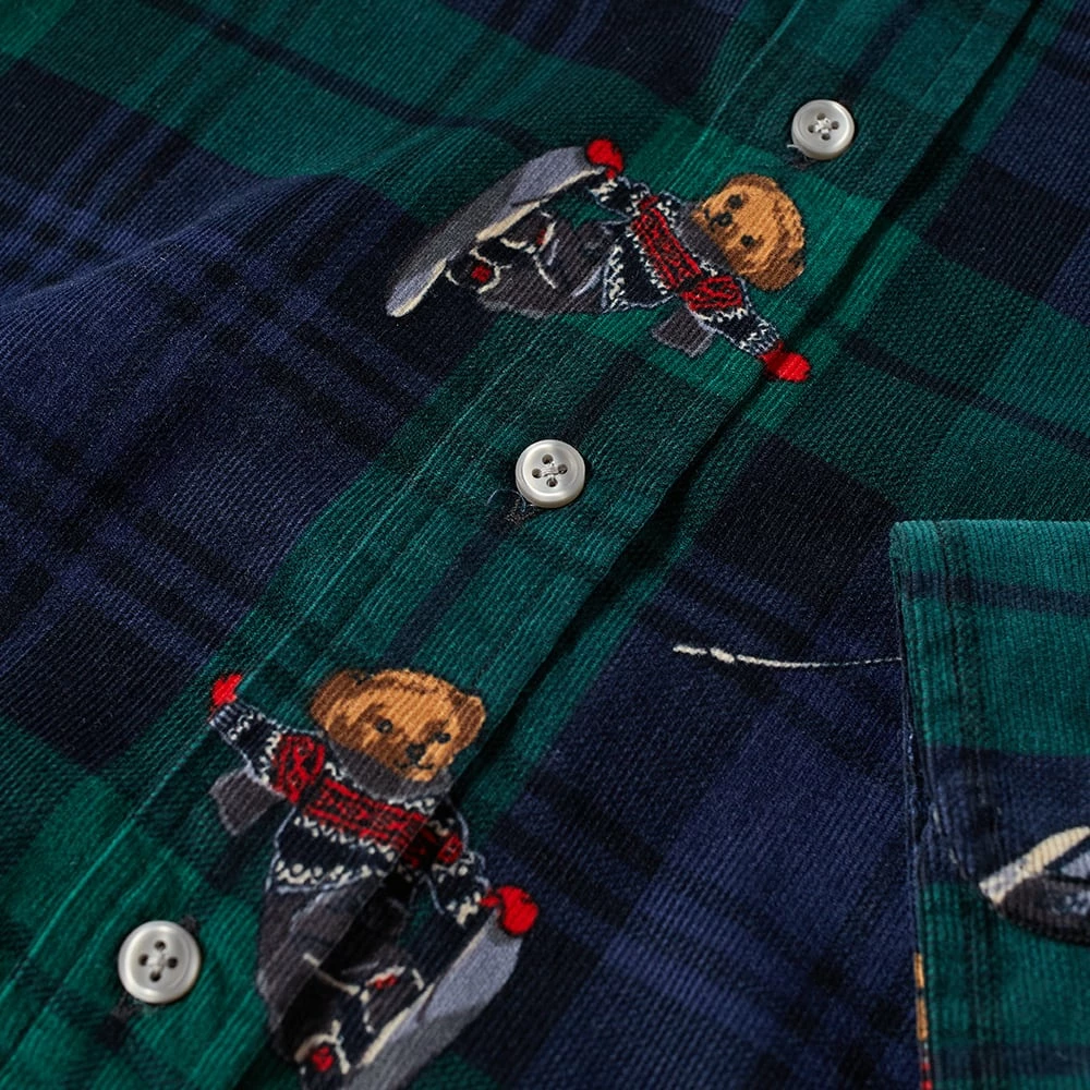 Polo Ralph Lauren Skiing Bear Plaid Shirt 3 Polo Ralph Lauren Skiing Bear Plaid Shirt - Image 3