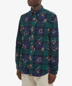 Polo Ralph Lauren Skiing Bear Plaid Shirt 9 Polo Ralph Lauren Skiing Bear Plaid Shirt -Outlet Sweaters Store 21 10 2021 EC 710851340001 4 1