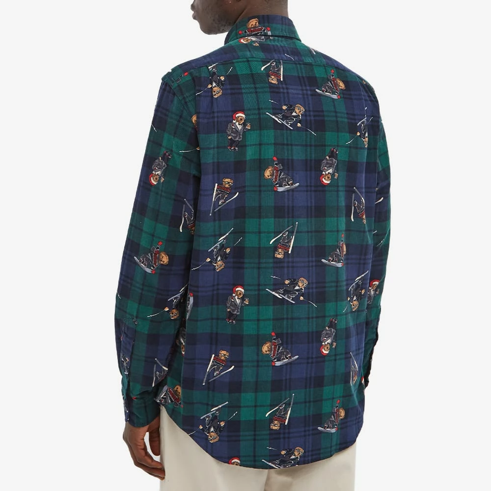 Polo Ralph Lauren Skiing Bear Plaid Shirt 5 Polo Ralph Lauren Skiing Bear Plaid Shirt - Image 5