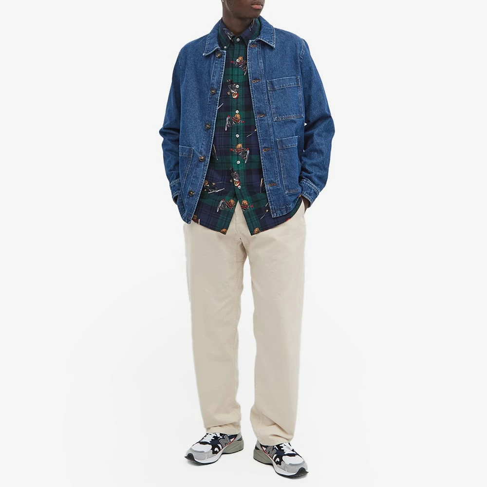 Polo Ralph Lauren Skiing Bear Plaid Shirt 6 Polo Ralph Lauren Skiing Bear Plaid Shirt - Image 6